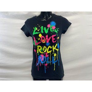 Seductions Women's Paint Splatter Print T Shirt